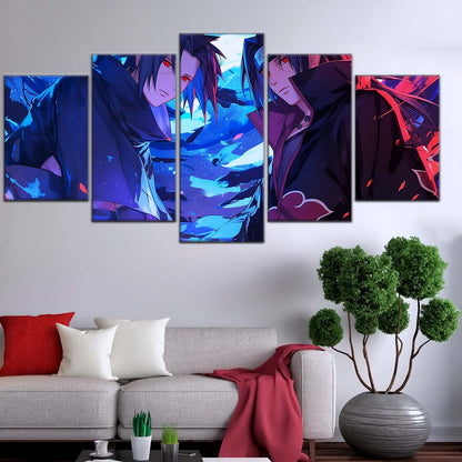 Naruto Wall Art - NA5061 - Itachi Uchiha - Sasuke Uchiha - Naruto Poster - Naruto Canvas