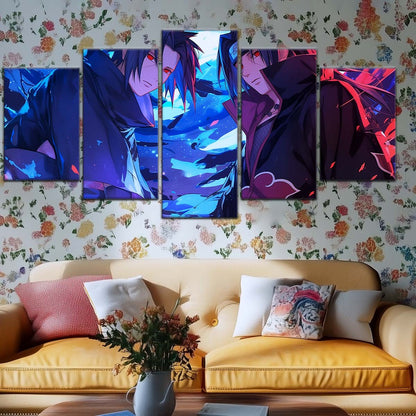 Naruto Wall Art - NA5061 - Itachi Uchiha - Sasuke Uchiha - Naruto Poster - Naruto Canvas