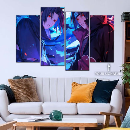 Naruto Wall Art - NA5061 - Itachi Uchiha - Sasuke Uchiha - Naruto Poster - Naruto Canvas