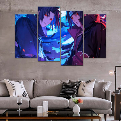Naruto Wall Art - NA5061 - Itachi Uchiha - Sasuke Uchiha - Naruto Poster - Naruto Canvas