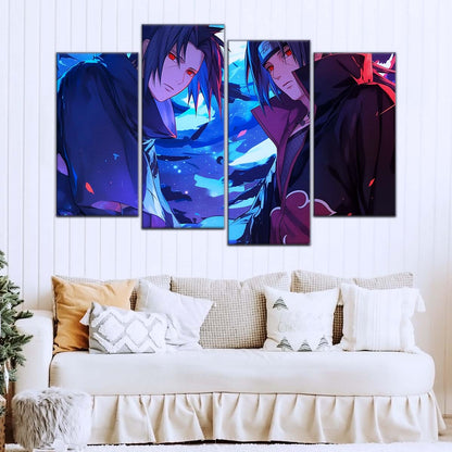 Naruto Wall Art - NA5061 - Itachi Uchiha - Sasuke Uchiha - Naruto Poster - Naruto Canvas