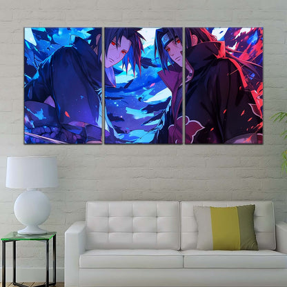 Naruto Wall Art - NA5061 - Itachi Uchiha - Sasuke Uchiha - Naruto Poster - Naruto Canvas