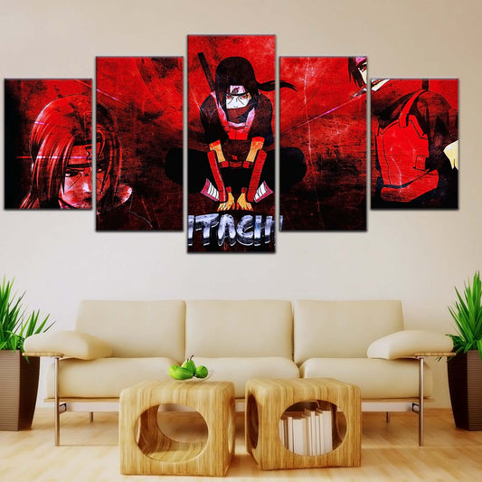 Naruto Wall Art - NA5062 - Itachi Uchiha - Red Eyes Sharingan - Naruto Poster - Naruto Canvas