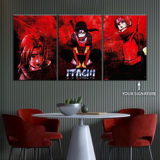 Naruto Wall Art - NA5062 - Itachi Uchiha - Red Eyes Sharingan - Naruto Poster - Naruto Canvas