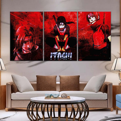 Naruto Wall Art - NA5062 - Itachi Uchiha - Red Eyes Sharingan - Naruto Poster - Naruto Canvas