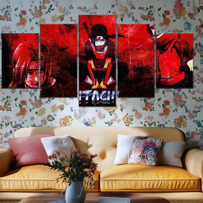 Naruto Wall Art - NA5062 - Itachi Uchiha - Red Eyes Sharingan - Naruto Poster - Naruto Canvas