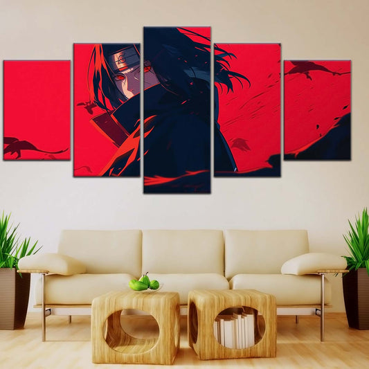 Naruto Wall Art - NA5064 - Itachi Uchiha - Sharingan Blaze - Naruto Poster - Naruto Canvas