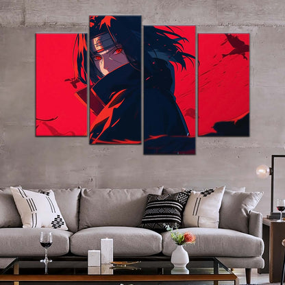 Naruto Wall Art - NA5064 - Itachi Uchiha - Sharingan Blaze - Naruto Poster - Naruto Canvas