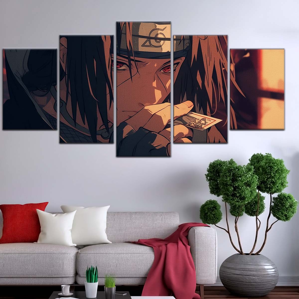 Naruto Wall Art - NA5065 - Itachi Uchiha - Mysterious Gaze - Naruto Poster - Naruto Canvas
