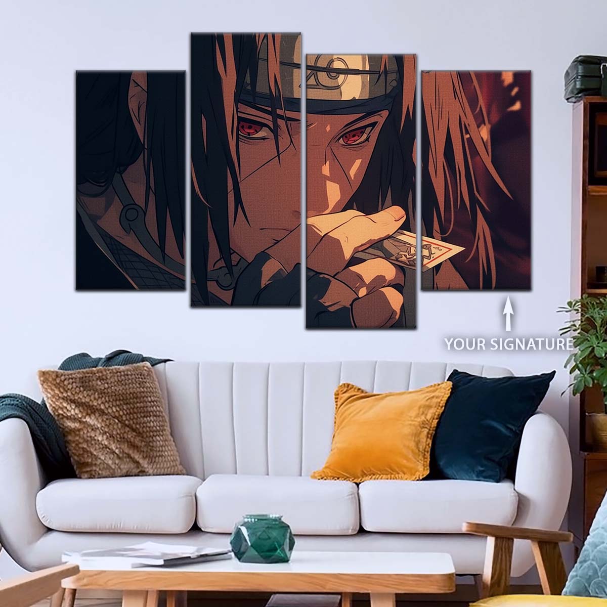 Naruto Wall Art - NA5065 - Itachi Uchiha - Mysterious Gaze - Naruto Poster - Naruto Canvas
