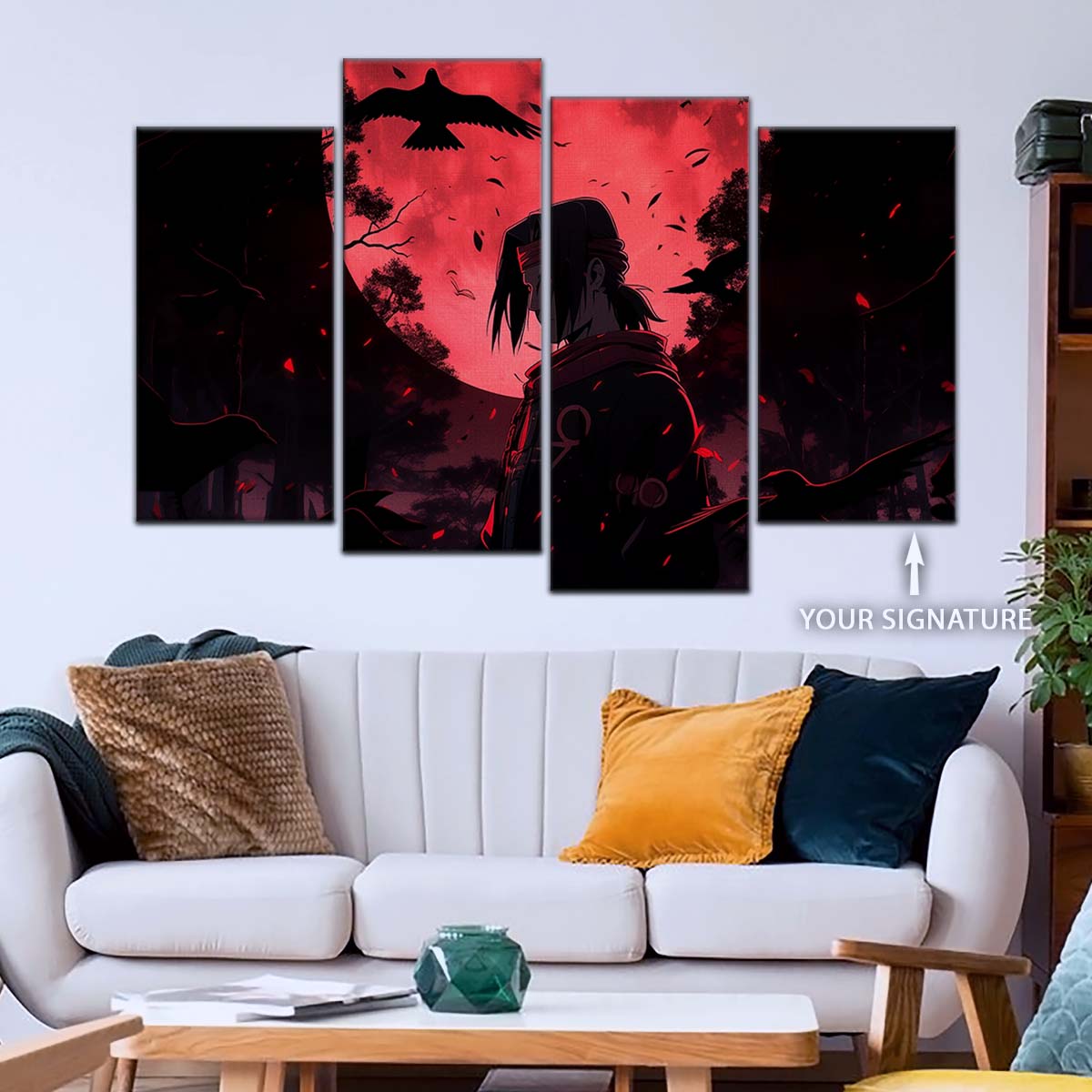 Naruto Wall Art - NA5066 - Itachi Uchiha - Naruto Poster - Naruto Canvas