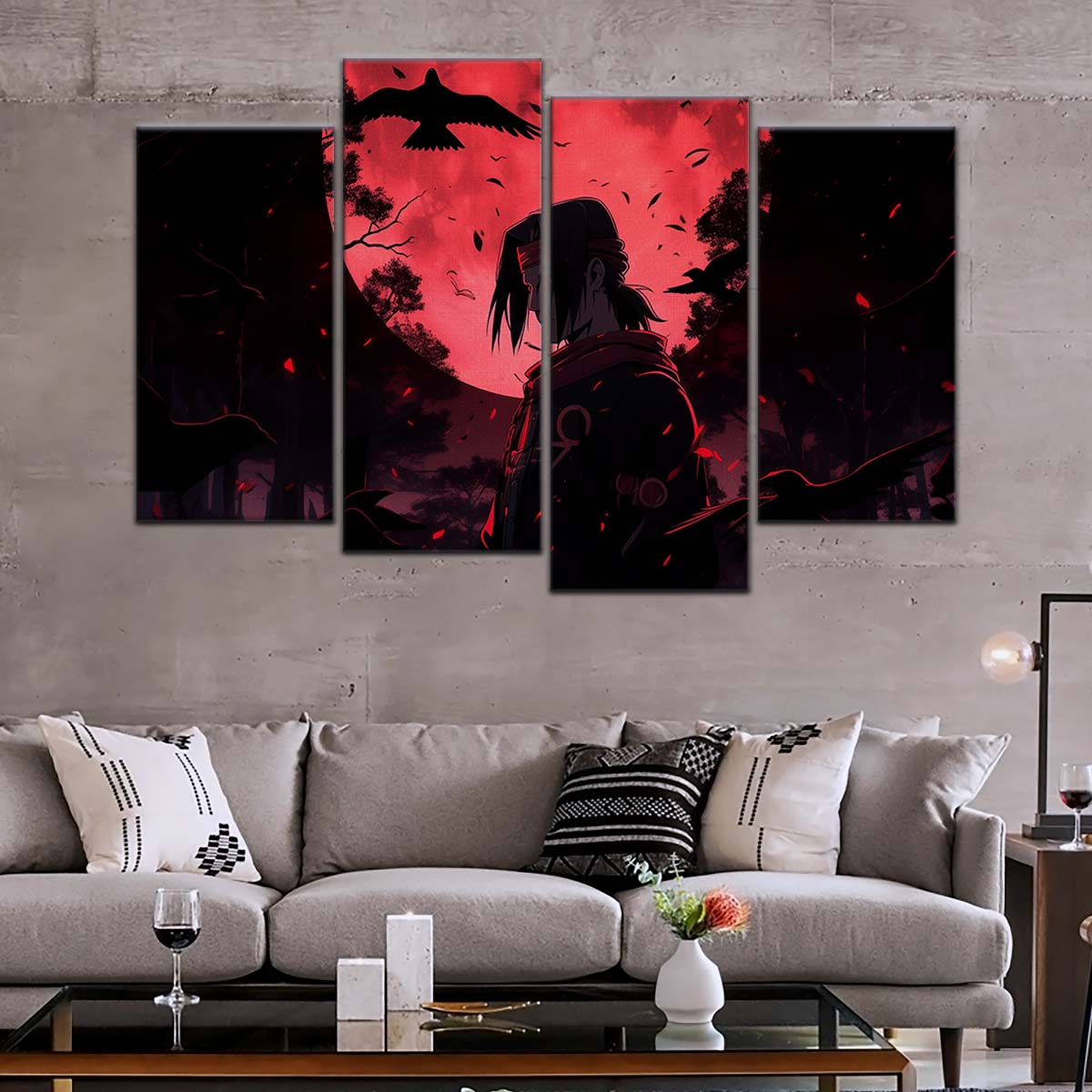 Naruto Wall Art - NA5066 - Itachi Uchiha - Naruto Poster - Naruto Canvas