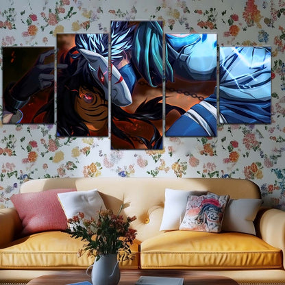 Naruto Wall Art - NA5076 - Obito Uchiha Vs Kakashi Hatake - Naruto Poster - Naruto Canvas