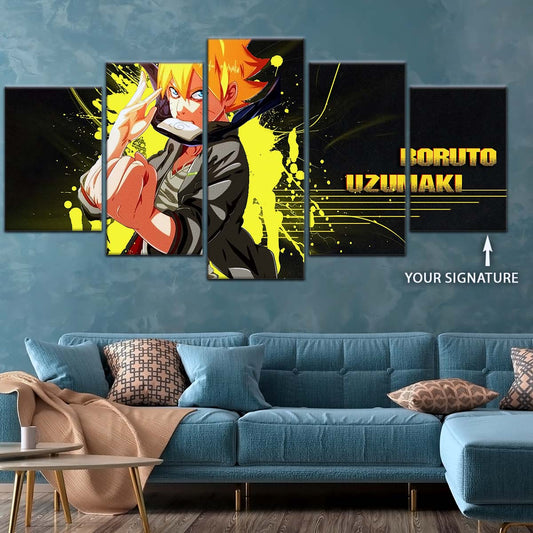 Naruto Wall Art - NA5082 - Boruto Uzumaki - Dynamic Ninja Power Unleashed - Naruto Poster - Naruto Canvas