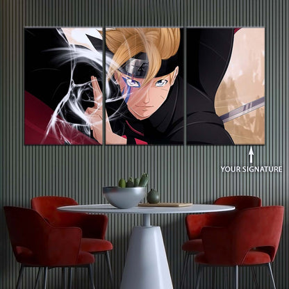 Naruto Wall Art - NA5083 - Boruto Uzumaki - Dynamic Anime Action Scene - Naruto Poster - Naruto Canvas