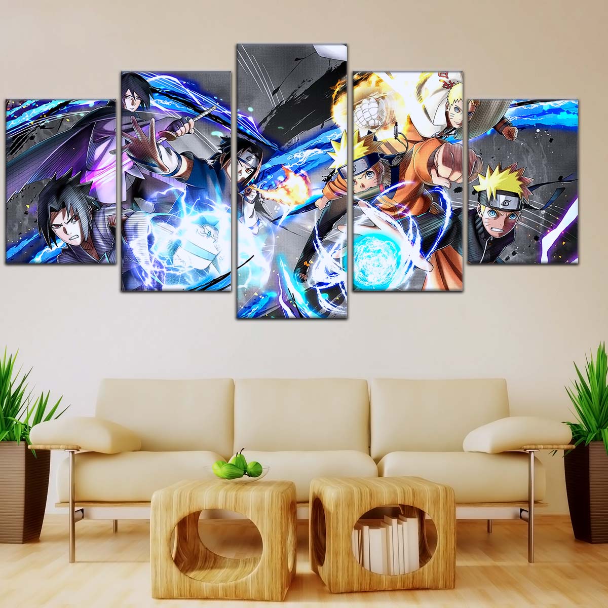 Naruto Wall Art - NA5009 - Naruto Uzumaki - Sasuke Uchiha - Naruto Poster - Naruto Canvas