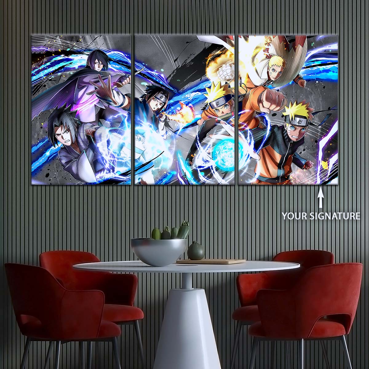 Naruto Wall Art - NA5009 - Naruto Uzumaki - Sasuke Uchiha - Naruto Poster - Naruto Canvas