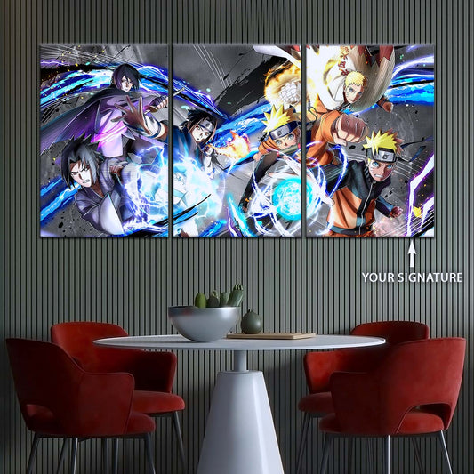 Naruto Wall Art - NA5009 - Naruto Uzumaki - Sasuke Uchiha - Naruto Poster - Naruto Canvas