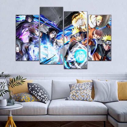 Naruto Wall Art - NA5009 - Naruto Uzumaki - Sasuke Uchiha - Naruto Poster - Naruto Canvas