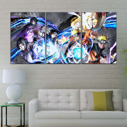 Naruto Wall Art - NA5009 - Naruto Uzumaki - Sasuke Uchiha - Naruto Poster - Naruto Canvas