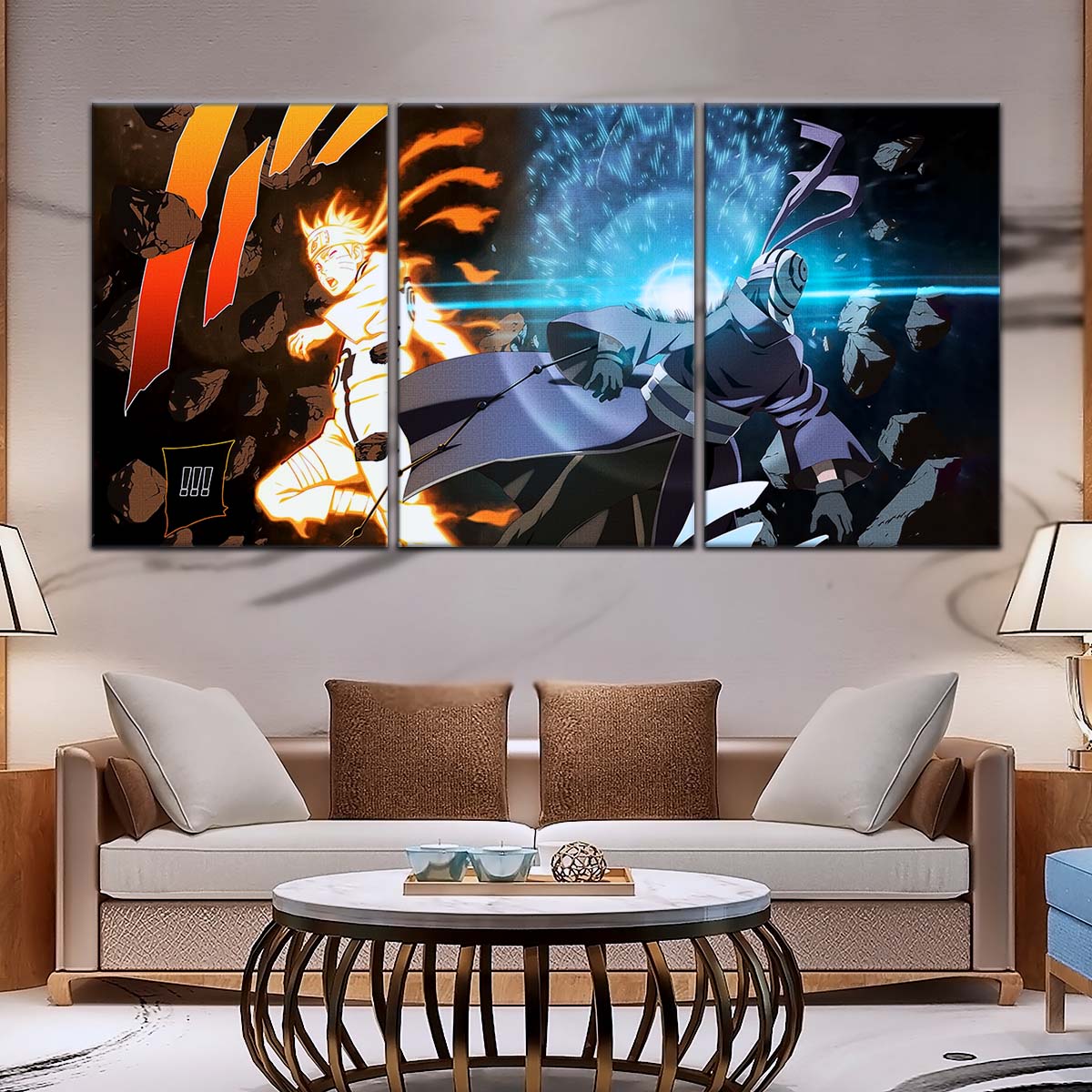 Naruto Wall Art - NA5011 - Sage of Six Paths - Naruto Uzumaki - Obito Uchiha - Naruto Poster - Naruto Canvas