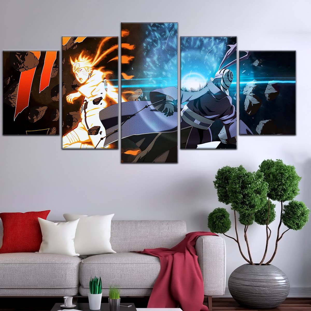 Naruto Wall Art - NA5011 - Sage of Six Paths - Naruto Uzumaki - Obito Uchiha - Naruto Poster - Naruto Canvas