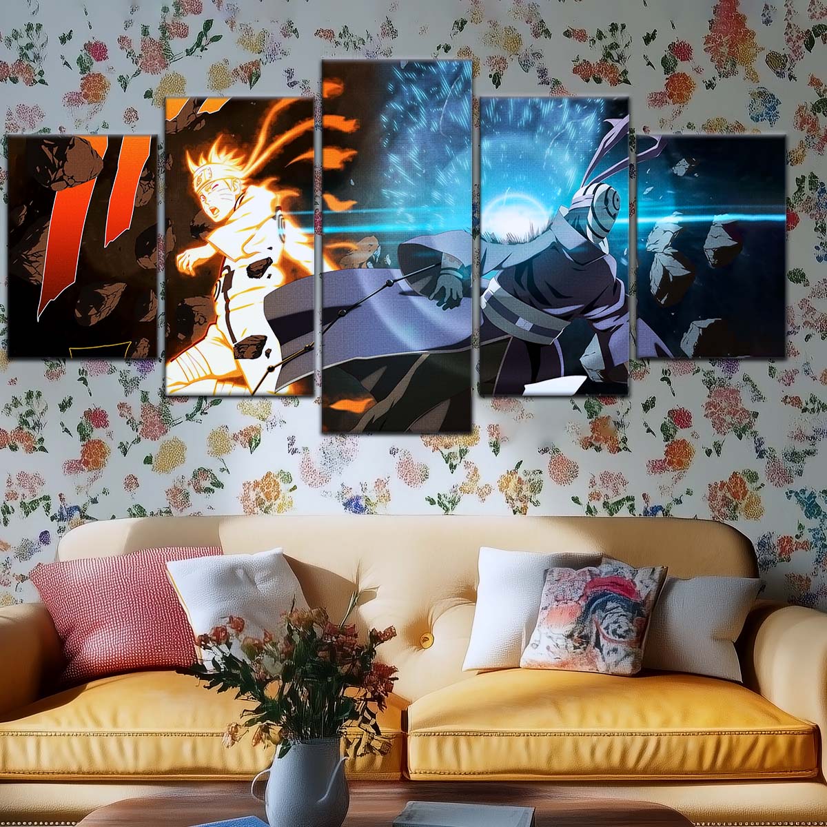 Naruto Wall Art - NA5011 - Sage of Six Paths - Naruto Uzumaki - Obito Uchiha - Naruto Poster - Naruto Canvas