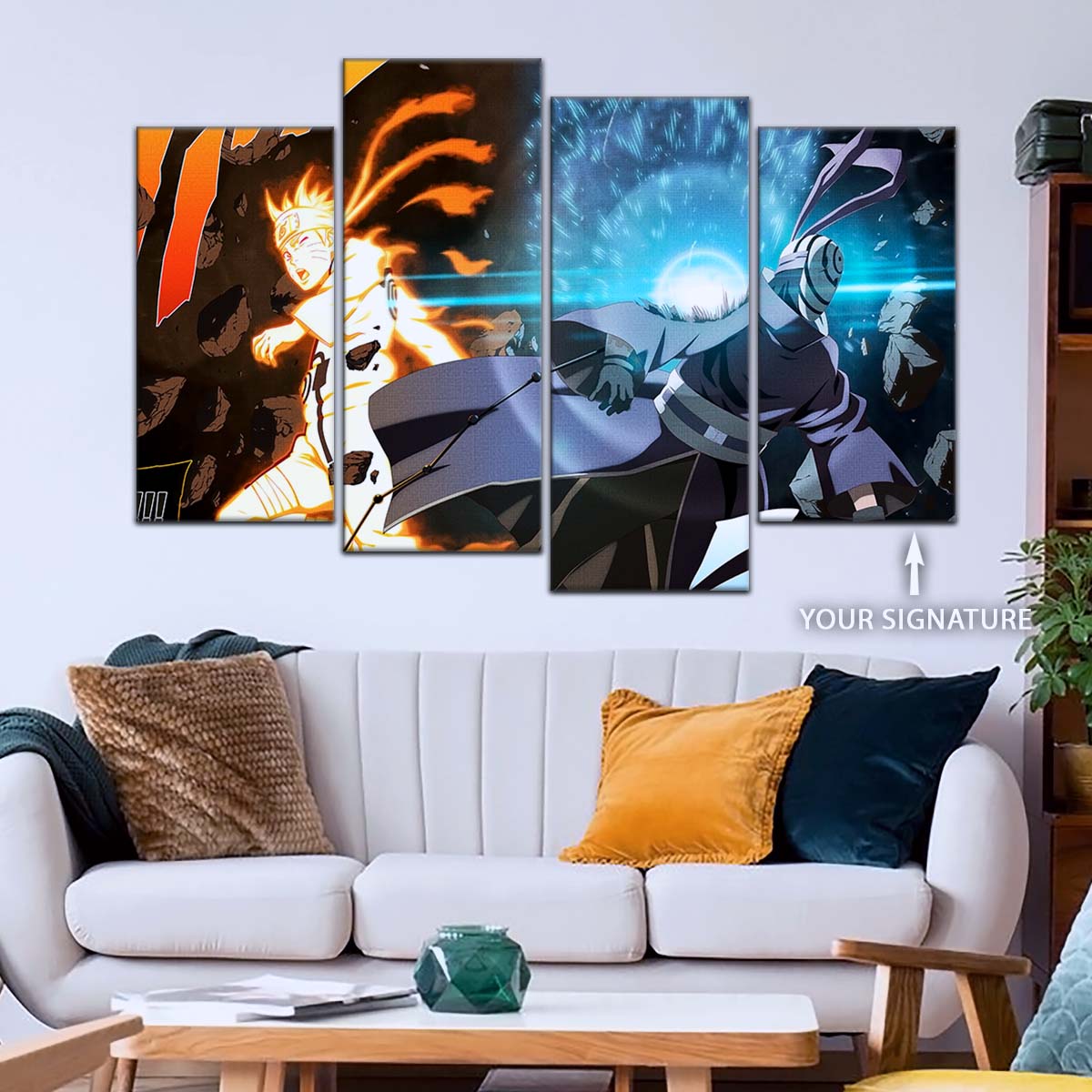 Naruto Wall Art - NA5011 - Sage of Six Paths - Naruto Uzumaki - Obito Uchiha - Naruto Poster - Naruto Canvas