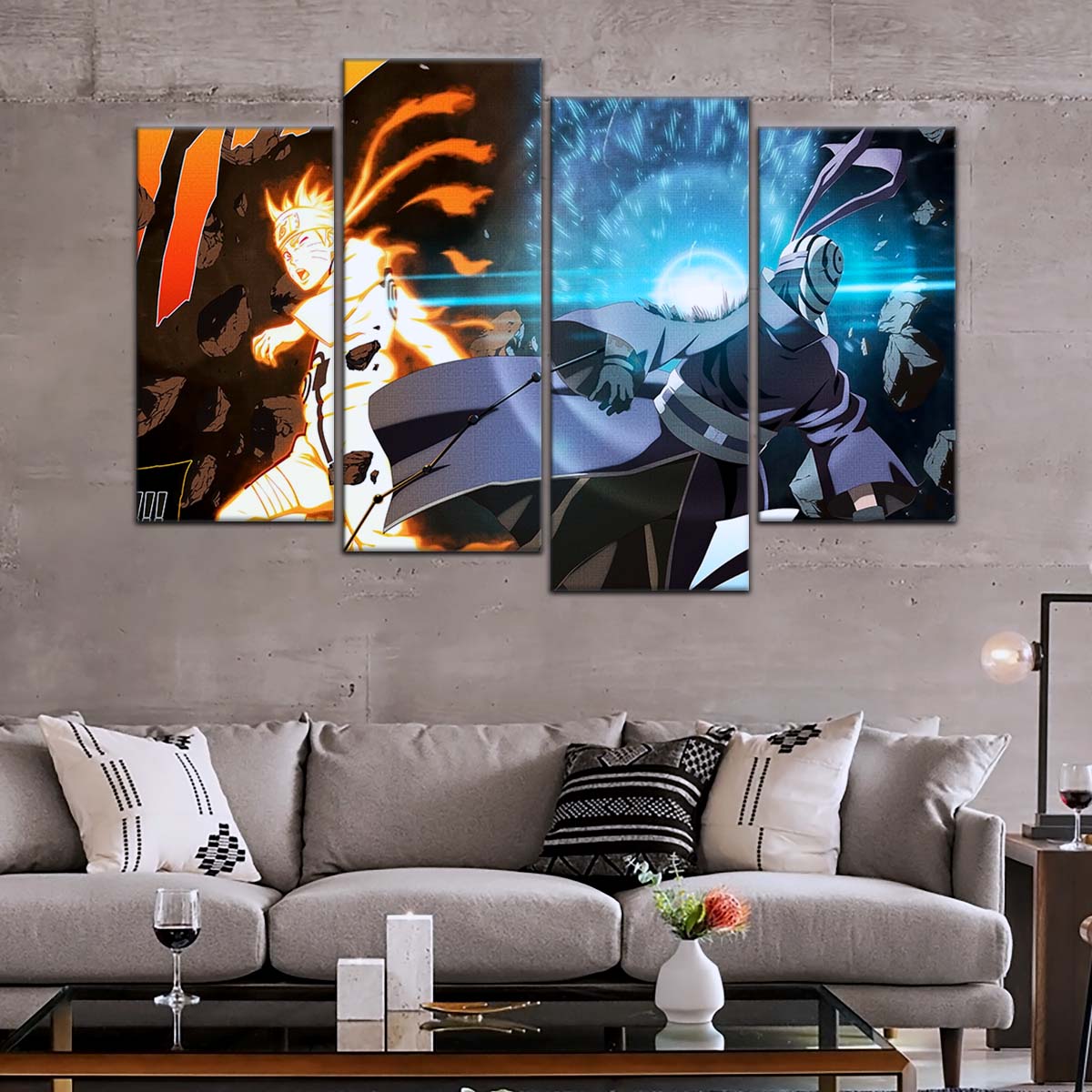 Naruto Wall Art - NA5011 - Sage of Six Paths - Naruto Uzumaki - Obito Uchiha - Naruto Poster - Naruto Canvas