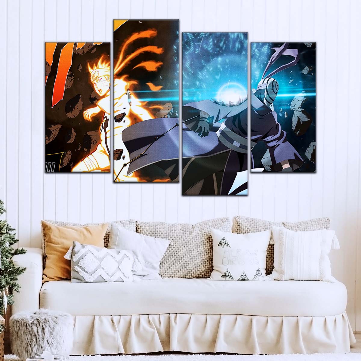 Naruto Wall Art - NA5011 - Sage of Six Paths - Naruto Uzumaki - Obito Uchiha - Naruto Poster - Naruto Canvas