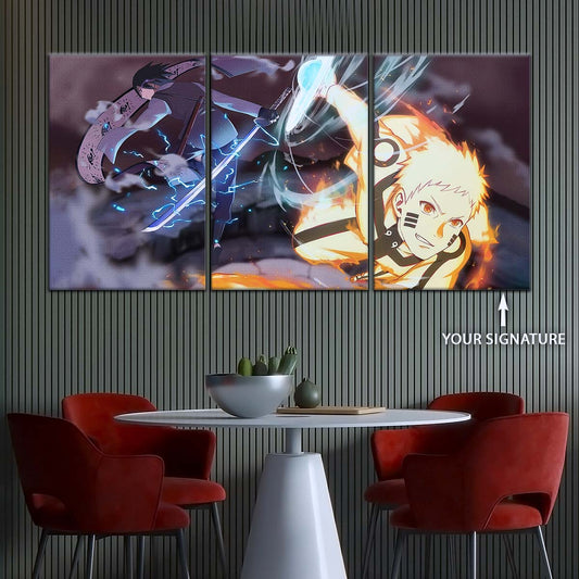 Naruto Wall Art - NA5012 - Naruto Uzumaki - Sasuke Uchiha - Naruto Poster - Naruto Canvas