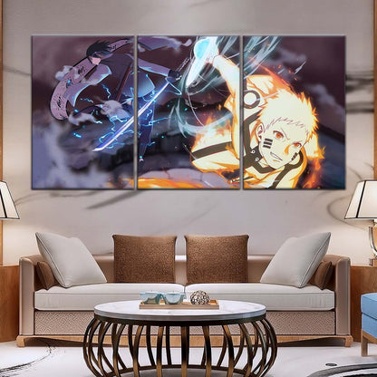Naruto Wall Art - NA5012 - Naruto Uzumaki - Sasuke Uchiha - Naruto Poster - Naruto Canvas