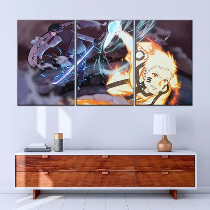 Naruto Wall Art - NA5012 - Naruto Uzumaki - Sasuke Uchiha - Naruto Poster - Naruto Canvas