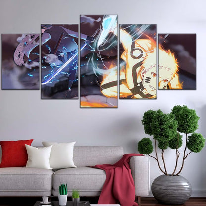 Naruto Wall Art - NA5012 - Naruto Uzumaki - Sasuke Uchiha - Naruto Poster - Naruto Canvas