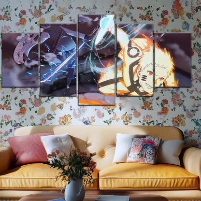 Naruto Wall Art - NA5012 - Naruto Uzumaki - Sasuke Uchiha - Naruto Poster - Naruto Canvas