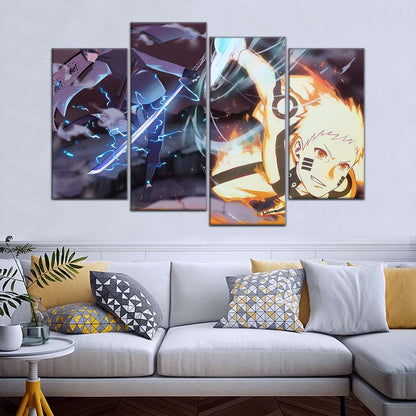 Naruto Wall Art - NA5012 - Naruto Uzumaki - Sasuke Uchiha - Naruto Poster - Naruto Canvas