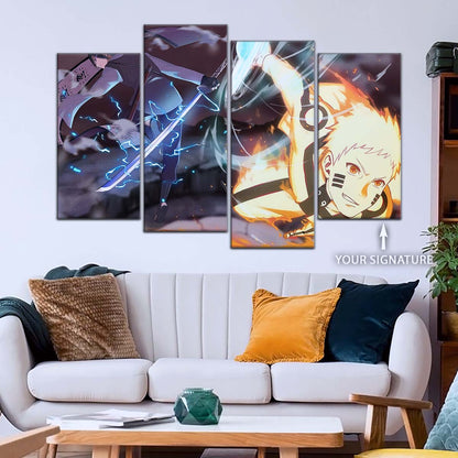 Naruto Wall Art - NA5012 - Naruto Uzumaki - Sasuke Uchiha - Naruto Poster - Naruto Canvas