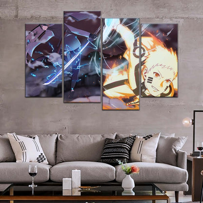 Naruto Wall Art - NA5012 - Naruto Uzumaki - Sasuke Uchiha - Naruto Poster - Naruto Canvas