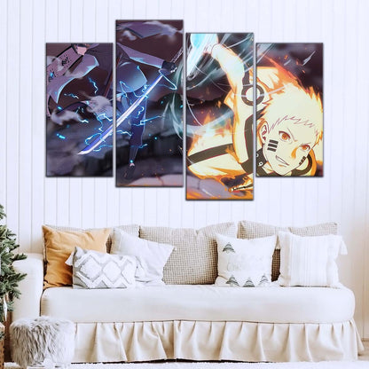 Naruto Wall Art - NA5012 - Naruto Uzumaki - Sasuke Uchiha - Naruto Poster - Naruto Canvas