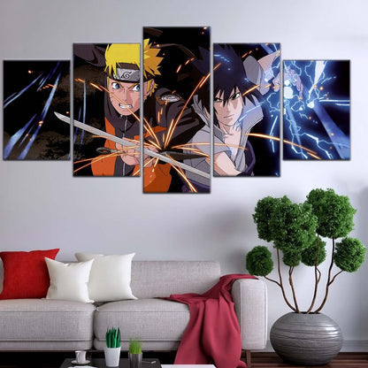 Naruto Wall Art - NA5013 - Naruto Uzumaki - Sasuke Uchiha - Naruto Poster - Naruto Canvas