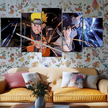Naruto Wall Art - NA5013 - Naruto Uzumaki - Sasuke Uchiha - Naruto Poster - Naruto Canvas