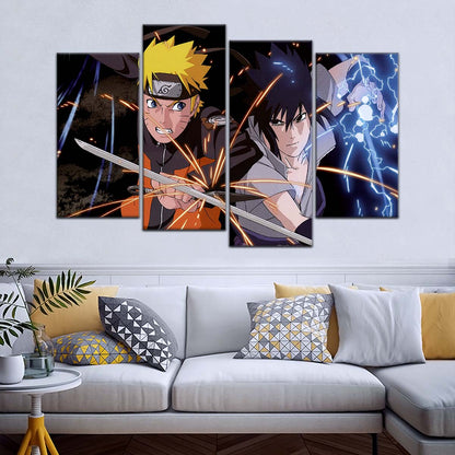 Naruto Wall Art - NA5013 - Naruto Uzumaki - Sasuke Uchiha - Naruto Poster - Naruto Canvas