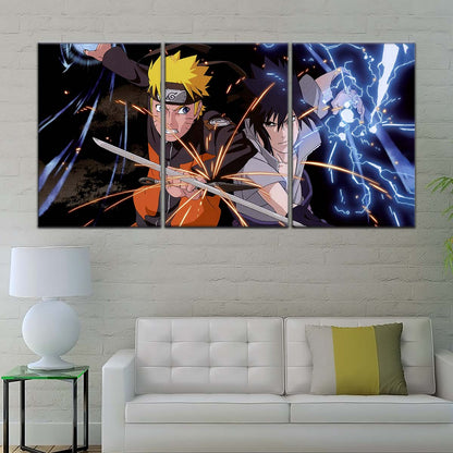 Naruto Wall Art - NA5013 - Naruto Uzumaki - Sasuke Uchiha - Naruto Poster - Naruto Canvas