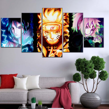 Naruto Wall Art - NA5015 - Sakura Haruno - Naruto Uzumaki - Sasuke Uchiha - Naruto Poster - Naruto Canvas