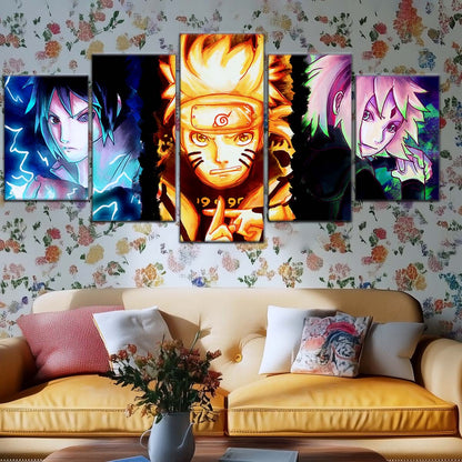 Naruto Wall Art - NA5015 - Sakura Haruno - Naruto Uzumaki - Sasuke Uchiha - Naruto Poster - Naruto Canvas