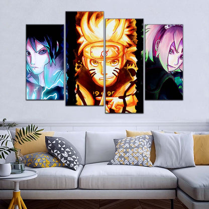 Naruto Wall Art - NA5015 - Sakura Haruno - Naruto Uzumaki - Sasuke Uchiha - Naruto Poster - Naruto Canvas