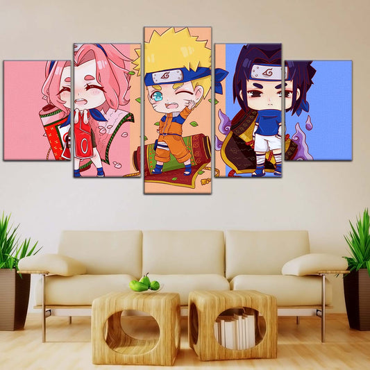 Naruto Wall Art - NA5016 - Sakura Haruno - Naruto Uzumaki - Sasuke Uchiha - Naruto Poster - Naruto Canvas