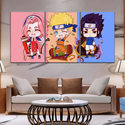 Naruto Wall Art - NA5016 - Sakura Haruno - Naruto Uzumaki - Sasuke Uchiha - Naruto Poster - Naruto Canvas