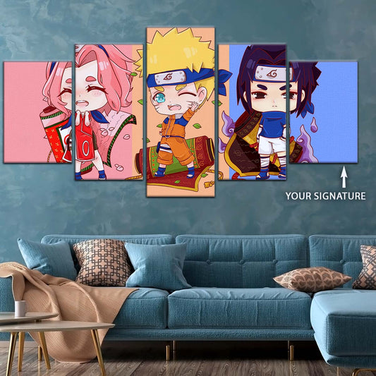 Naruto Wall Art - NA5016 - Sakura Haruno - Naruto Uzumaki - Sasuke Uchiha - Naruto Poster - Naruto Canvas