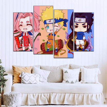 Naruto Wall Art - NA5016 - Sakura Haruno - Naruto Uzumaki - Sasuke Uchiha - Naruto Poster - Naruto Canvas